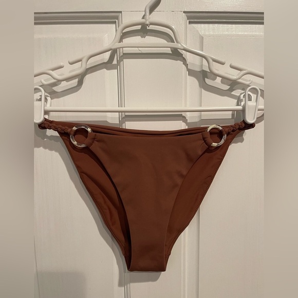 Jonathan Simkhai Brown Bikini Bottom Size S NWT - Picture 1 of 4
